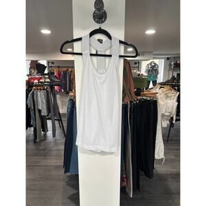 Alo Yoga T Strap Cotton Blend Loose Fit Tank Top Size S